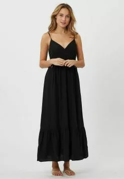Moves Solana- Maxi-Jurk - Black
