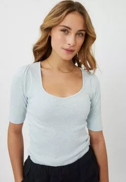 Moves Masia - T-Shirt Basic - Porcelain Blue -Moves Winkel 065de3e4b0764c23b3da833f786d8835