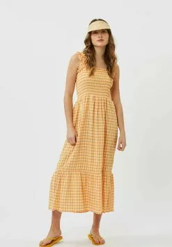 Moves Relia 2469 - Jurk - Orange Peel