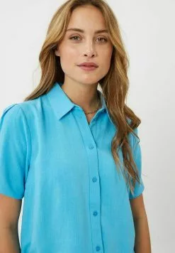 Moves Koluna - Overhemdblouse - Bonnie Blue 12 Moves Koluna - Overhemdblouse - Bonnie Blue -Moves Winkel 16f1346299114bb7bcc0a0f99037cea0