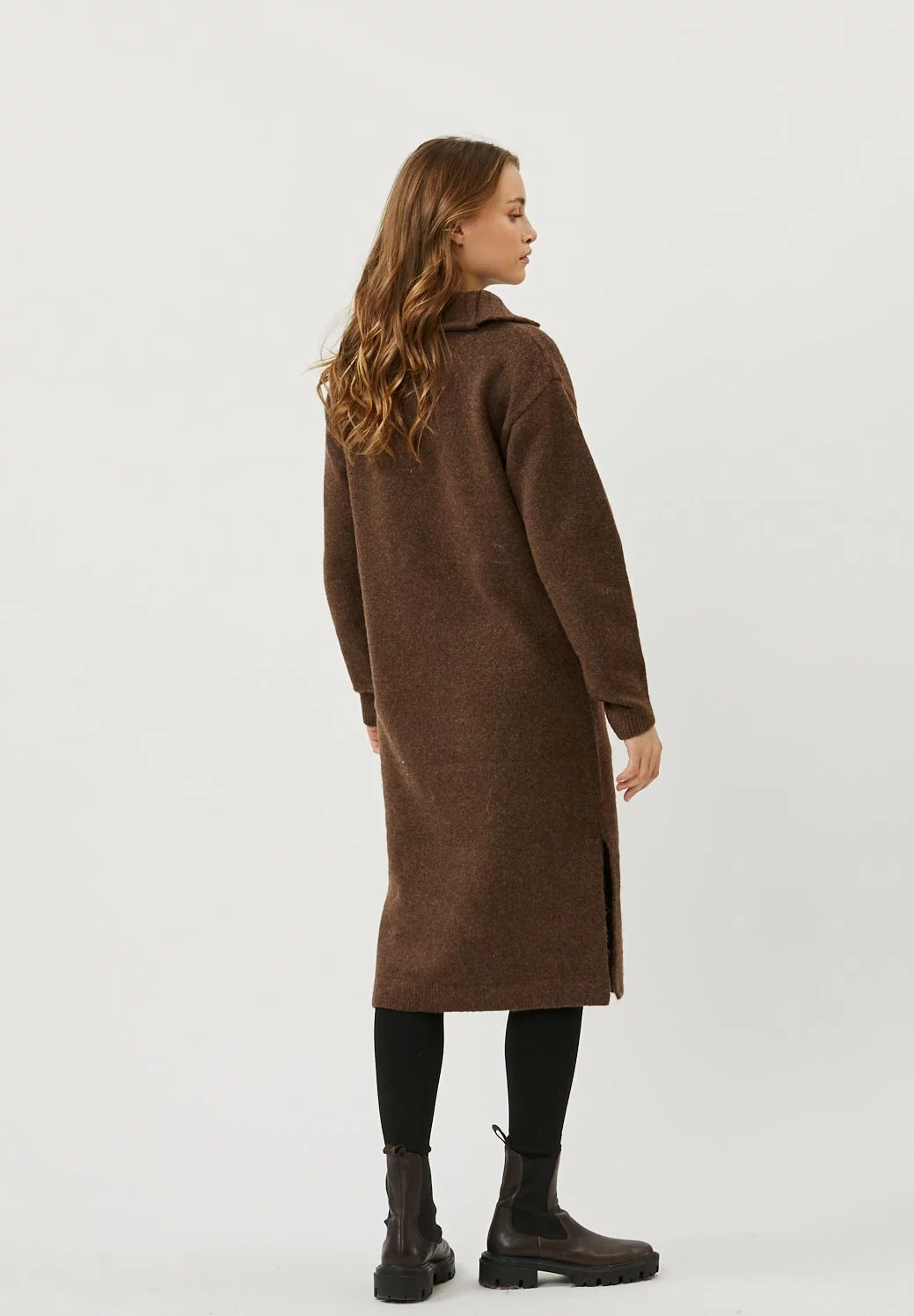 Moves Bradlie - Gebreide Jurk - Mulch 4 Moves Bradlie - Gebreide Jurk - Mulch - Afbeelding 2