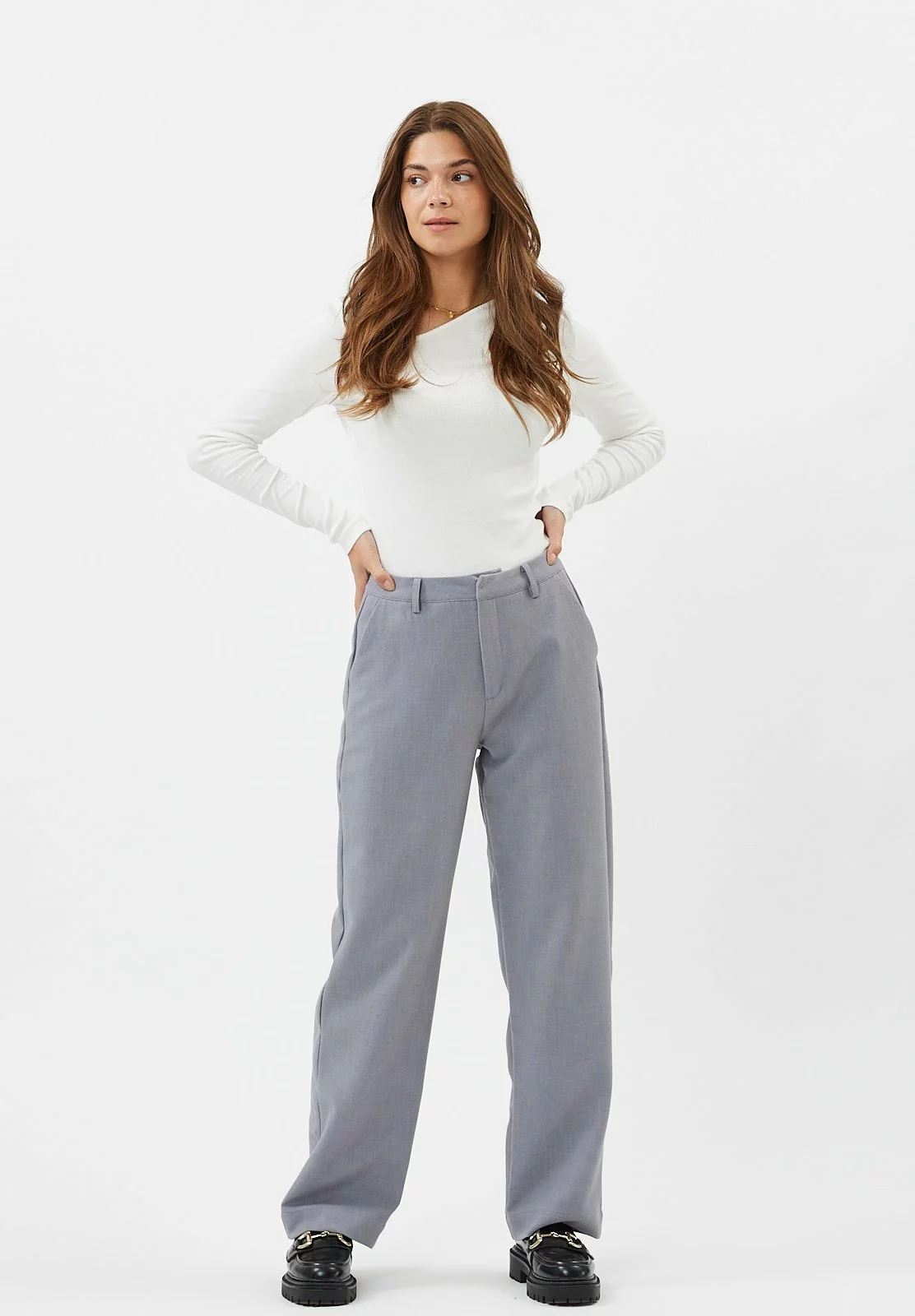 Moves Hamasti - Broek - Grey Melange 4 Moves Hamasti - Broek - Grey Melange - Afbeelding 2