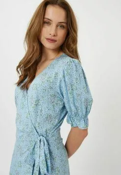 Moves Wrapmollie Ss - Jurk - Blue Bell 9 Moves Wrapmollie Ss - Jurk - Blue Bell -Moves Winkel 4ccf2012c13c4ab590f539b998283051