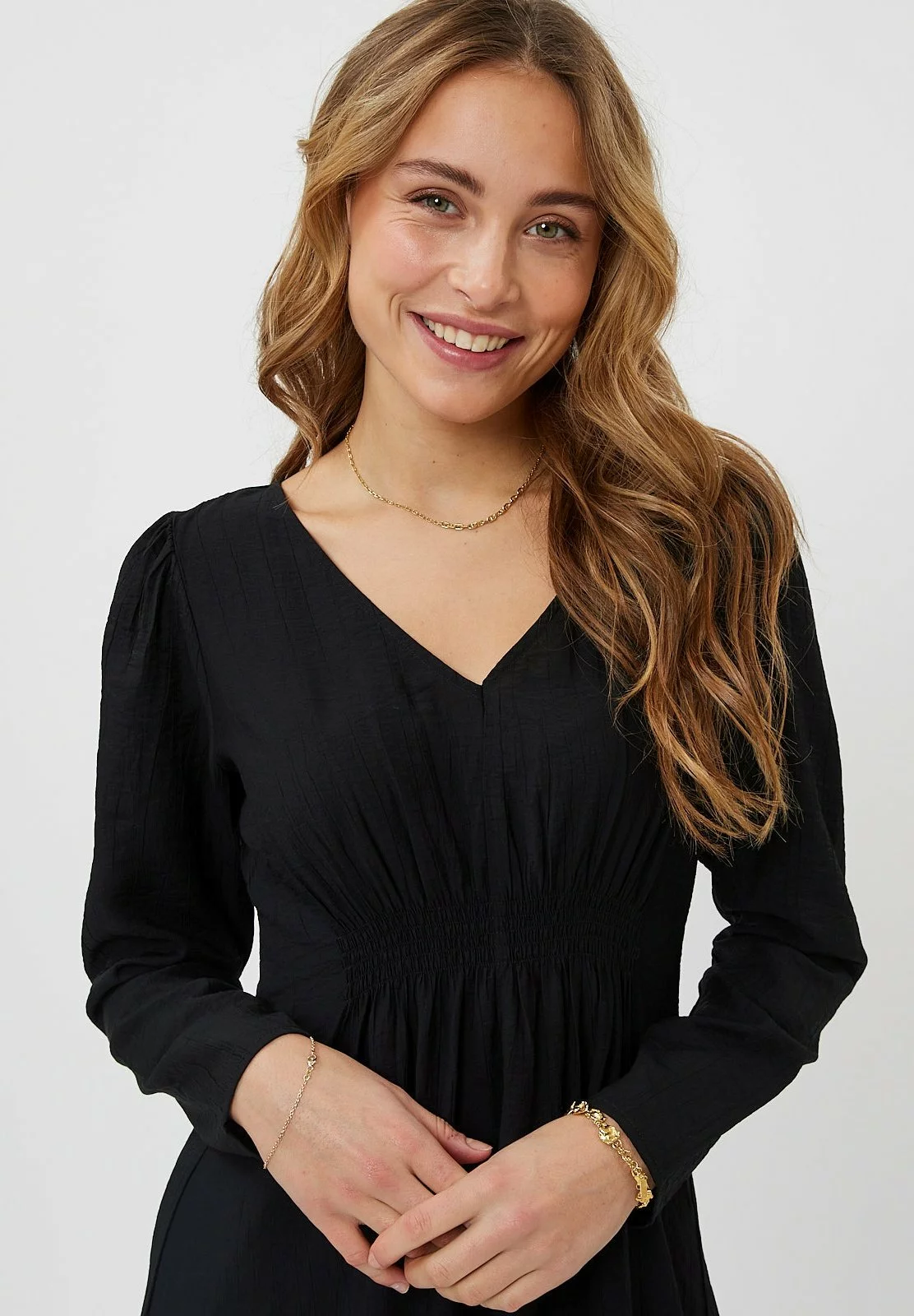 Moves Feolina - Jurk - Black 5 Moves Feolina - Jurk - Black - Afbeelding 3