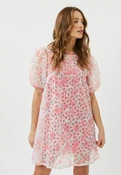 Moves Sikkamo - Jurk - Fuchsia Pink