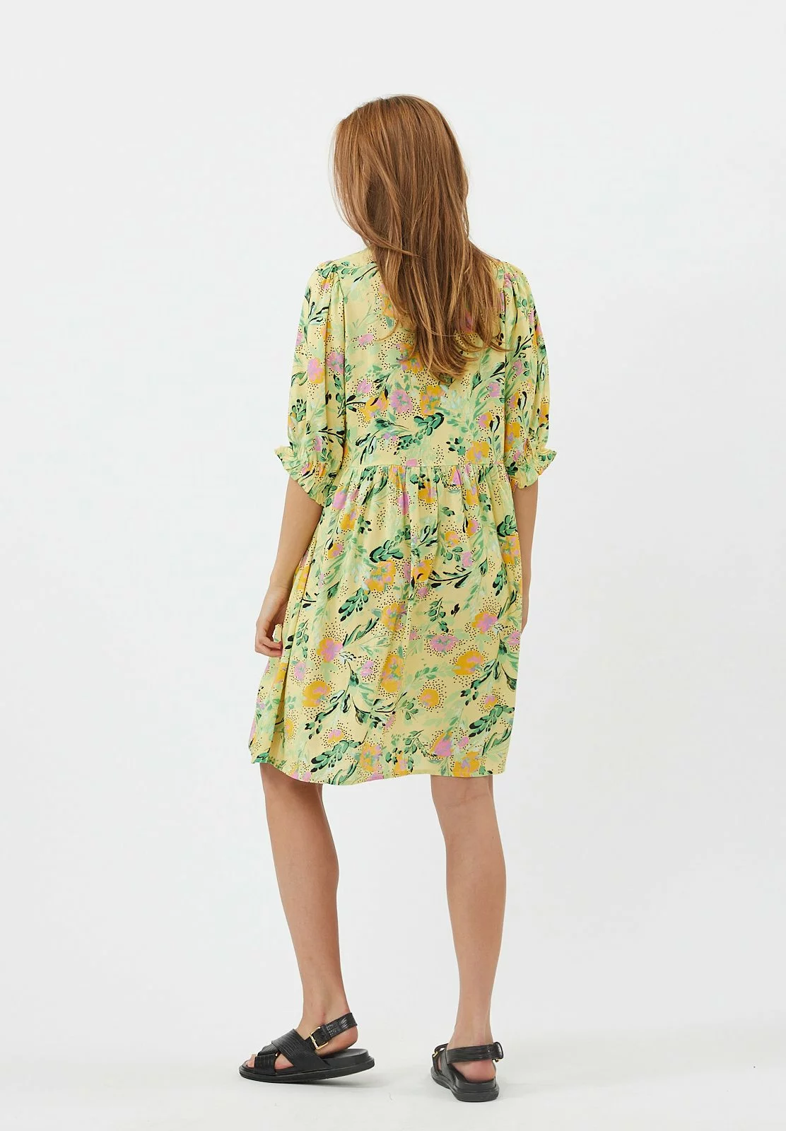 Moves Nirello 2676 - Jurk - Pale Banana 5 Moves Nirello 2676 - Jurk - Pale Banana - Afbeelding 3