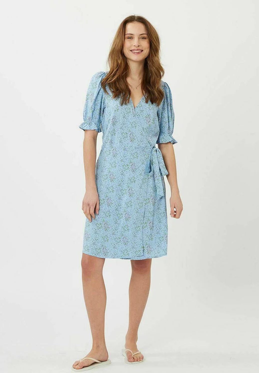 Moves Wrapmollie Ss - Jurk - Blue Bell 3 Moves Wrapmollie Ss - Jurk - Blue Bell