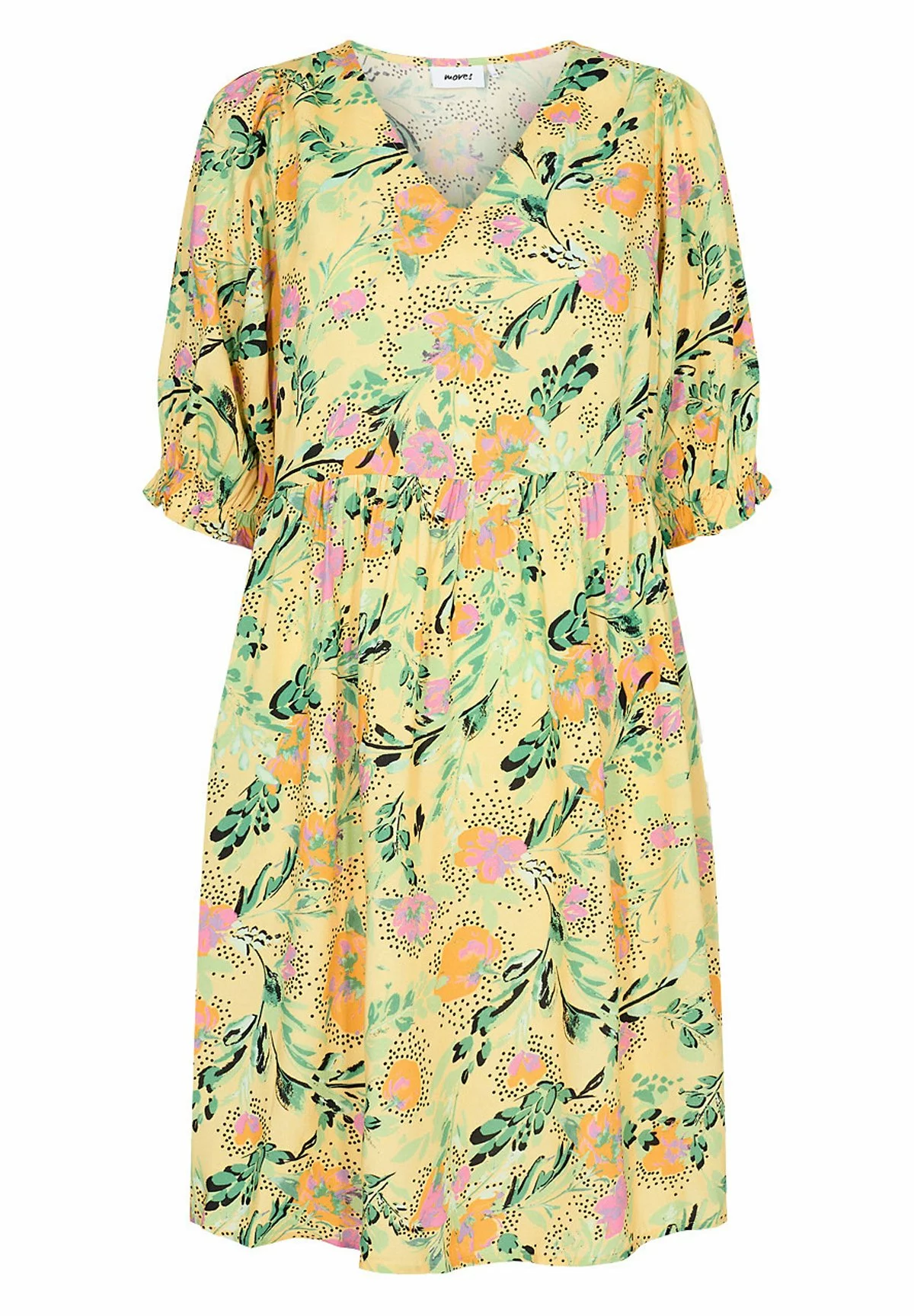 Moves Nirello 2676 - Jurk - Pale Banana 7 Moves Nirello 2676 - Jurk - Pale Banana - Afbeelding 5