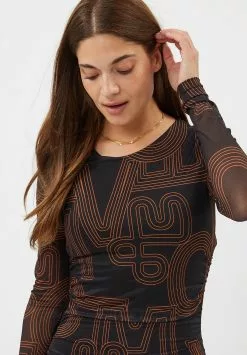 Moves Debina - Etui-Jurk - Brown -Moves Winkel 9c4b337035104db38c0a3f6cd0a402c3