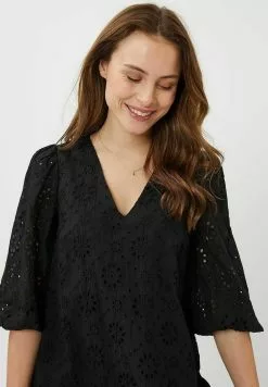 Moves Camellia- Jurk - Black -Moves Winkel a43182dfb9a04beba5e1dcb92b64ef34