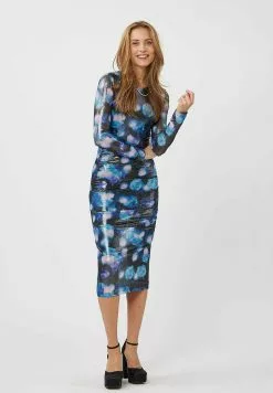 Moves Debin - Cocktailjurk - Blue Iris