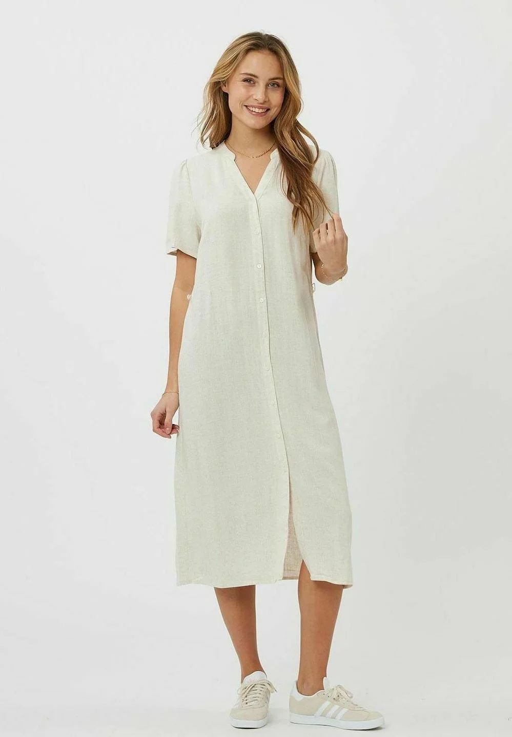 Moves Kolbana- Blousejurk - Warm Sand 4 Moves Kolbana- Blousejurk - Warm Sand - Afbeelding 2