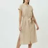Moves Kolban- Blousejurk - Beige -Moves Winkel ec2f3d8b52cf488287d1f056da1692f6