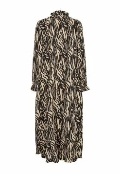 Moves Lavisa - Jurk - Beige/ Black -Moves Winkel ed01553d12f44ae59d10ba0273bbfb3e